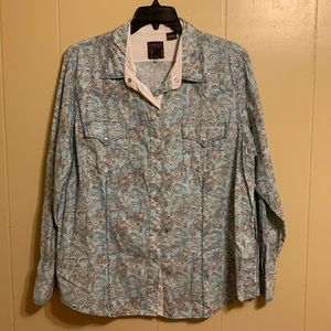 Roper Pearl Snap Woman’s 2X